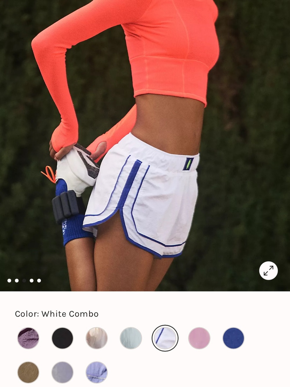 Free People Varsity Blues Shorts - Picture 3 of 3